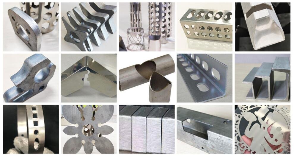 The effect of cutting products by laser cutting machine for plate and tube