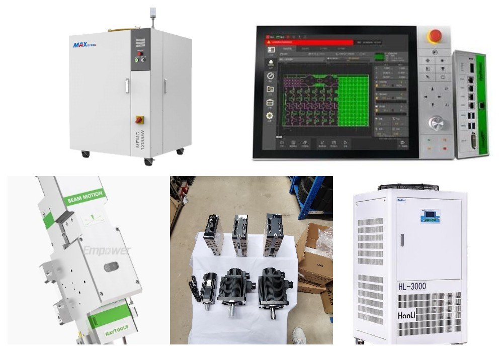 the basic structure of fiber laser cutting machine