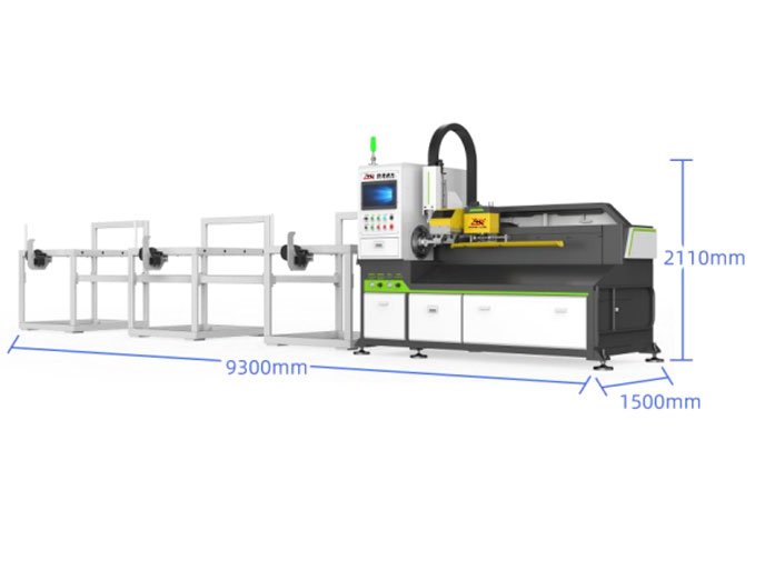 manual loading 3d laser tube cutting machine