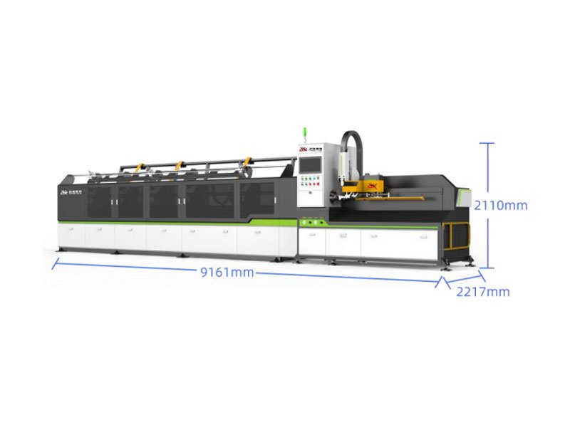 standard automatic loading 3d laser tube cutting machine